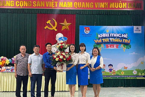 Đoàn TNCS Hồ Chí Minh thị trấn Xuân Mai khai mạc hè vui tết thiếu nhi 2025